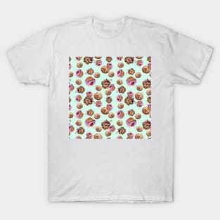 muffin, cake. hand drawn watercolor illustration. Baking and sweets. T-Shirt